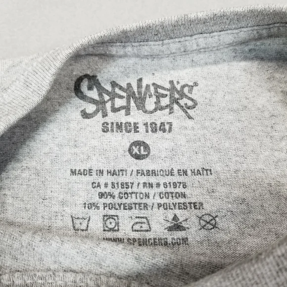 Spencers I May Be Wrong T-Shirt Size XL Gray Short Sleeve But I Doubt It - Picture 3 of 7